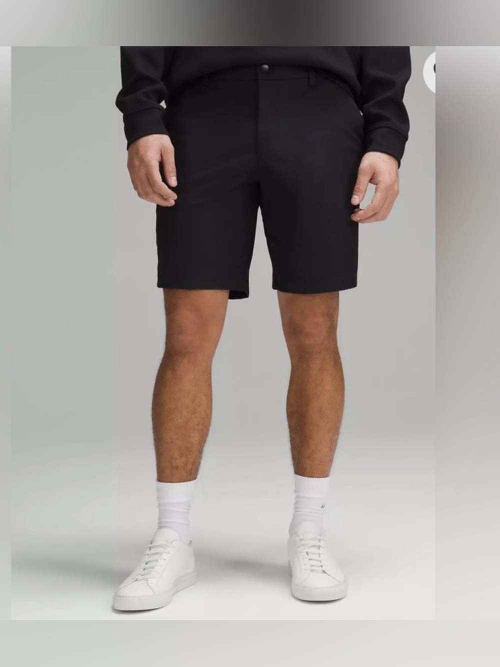 Lululemon ABC Classic-Fit Short 9" Warpstreme Black, size 36